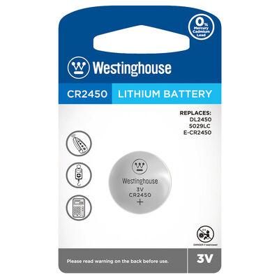 Pila tipo Boton CR2450 Westinghouse